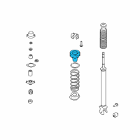 OEM Infiniti Q45 Seat-Rubber, Rear Spring Diagram - 55050-AG001