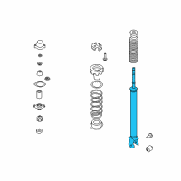 OEM 2005 Infiniti Q45 ABSORBER Kit-Shock, Rear Diagram - 56210-AR087