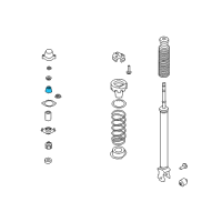 OEM 2008 Infiniti M35 Bush-Rear Shock Absorber Diagram - 56217-AG000