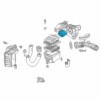 OEM Honda CR-V Tube B, Air Flow Diagram - 17203-P2J-000