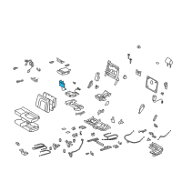 OEM 2015 Toyota Land Cruiser Seat Back Heater Diagram - 87510-60470