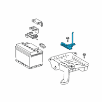 OEM 2022 Toyota Corolla Cross Hold Down Diagram - 74405-02010