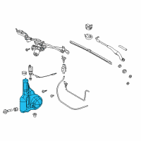 OEM 2007 Dodge Sprinter 3500 Reservoir-Washer Diagram - 68064260AA