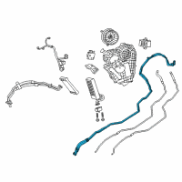 OEM 2019 Chrysler Pacifica A/C Line-A/C & Heater UNDERBODY Diagram - 68322311AD