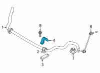 OEM 2021 BMW X7 STABILIZER SUPPORT Diagram - 31-35-6-891-410