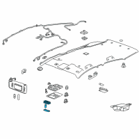 OEM Chevrolet Cruze Limited Lamp Asm-Reading *Titanium Diagram - 95939838