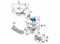 OEM 2022 Hyundai Elantra Cover-Air Cleaner Diagram - 28111-AA150