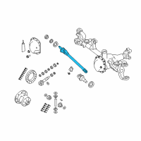 OEM 2012 Jeep Wrangler Axle Shaft Diagram - 68004080AA