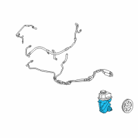 OEM 2010 Saturn Vue PUMP KIT, P/S Diagram - 19369086