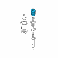 OEM 2016 BMW M4 Coil Spring, Front Diagram - 31-33-7-847-704