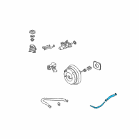 OEM 2005 Honda Civic Tube B, Master Power Diagram - 46409-S5T-A01