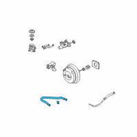 OEM 2002 Honda Civic Tube Assy., Master Power Diagram - 46402-S5T-A01