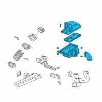 OEM 2003 Chevrolet Malibu Cleaner Asm, Air Diagram - 19201283