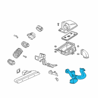 OEM 2003 Chevrolet Malibu Duct Asm-Front Intake Air Diagram - 12563826