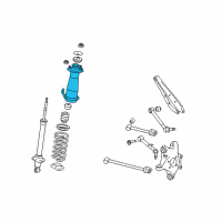 OEM 2013 Lexus IS250 Rear Suspension Support Assembly, Right Diagram - 48750-53010