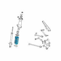 OEM Lexus IS250 Spring, Coil, Rear Diagram - 48231-53270