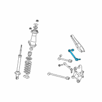 OEM Lexus IS F Rear Upper Control Arm Assembly No.2 Diagram - 48790-30120