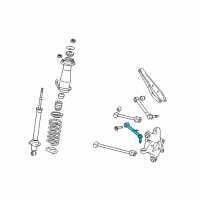 OEM 2012 Lexus IS F Link Sub-Assy, Toe Control, RH Diagram - 48705-30130