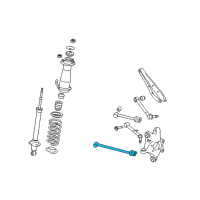 OEM 2012 Lexus IS350 Rear Suspension Control Arm Assembly, No.1 Diagram - 48710-30220