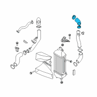 OEM Hyundai Hose-INTERCOOLER Outlet (B) Diagram - 28288-2G200