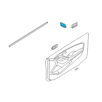 OEM Hyundai Elantra Coupe Power Window Assist Switch Assembly Diagram - 93575-3X500-RY