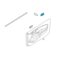 OEM 2013 Hyundai Elantra Coupe Power Window Main Switch Assembly Diagram - 93570-3X505-RY