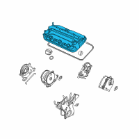 OEM 2012 Honda Pilot Cover, RR. Cylinder Head Diagram - 12320-R70-A00