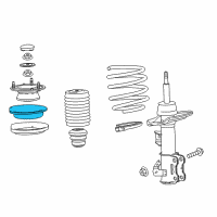 OEM 2018 Cadillac ATS Seat, Front Spring Upper Diagram - 22784574