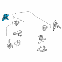 OEM 2018 Toyota Corolla Side Mount Diagram - 12305-0T171