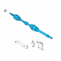 OEM 2015 Nissan Sentra Shaft Assy-Front Drive, LH Diagram - 39101-3RC0A