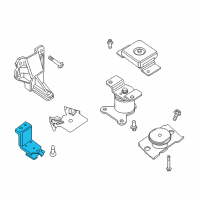 OEM Nissan Xterra Stopper-Engine Mounting, Front Diagram - 11225-ZG90A