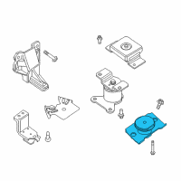 OEM 2015 Nissan Xterra Engine Mounting Insulator, Front Diagram - 11220-1PE0B