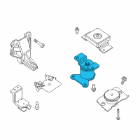 OEM 2019 Nissan NV2500 Engine Mounting Insulator, Rear Diagram - 11320-1PE0A