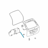 OEM 2006 Chevrolet Equinox Lift Cylinder Diagram - 5480869