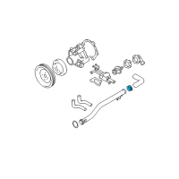 OEM Hyundai Accent Clamp-Hose Diagram - 25473-23030