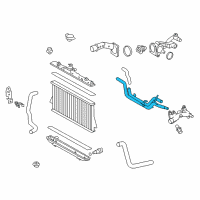 OEM 2011 Toyota Highlander Inlet Pipe Diagram - 16322-31040