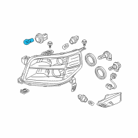 OEM Honda Pilot Bulb, Turn (12V 21W) (Amber) (Stanley) Diagram - 33301-SZ3-003