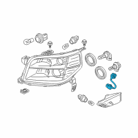 OEM Honda Pilot Socket Diagram - 33102-S9V-A11