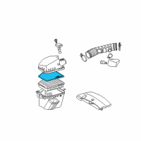 OEM 2006 Lexus GS300 Filter Air Cleaner Diagram - 17812-31040