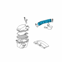 OEM 2006 Lexus GS300 Hose, Air Cleaner Diagram - 17881-31110