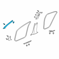 OEM Acura TLX Garnish Assembly (Sandstorm) Diagram - 84151-TZ3-A01ZA