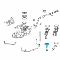 OEM Honda Accord Regulator Set, Pressure Diagram - 17052-TVA-A00