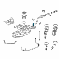 OEM Honda Clamp B, Fuel Filler Diagram - 91958-TLA-A02