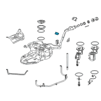 OEM 2017 Honda CR-V Clamp A, Fuel Filler Diagram - 91959-TLA-A01