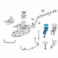 OEM 2018 Honda CR-V Filter Set, Fuel Diagram - 17048-TLA-A01