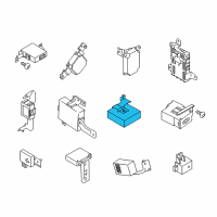 OEM Infiniti EX37 Control Assembly Diagram - 253C0-1BA0C