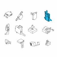 OEM Infiniti QX50 Body Control Module Controller Assembly Diagram - 284B1-1CA8D
