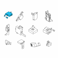 OEM 2016 Infiniti QX50 Sonar Controller Assembly Diagram - 28532-3WU1A