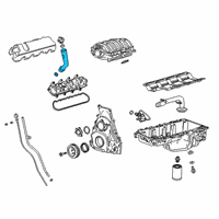 OEM 2022 Cadillac Escalade Filler Tube Diagram - 55496882