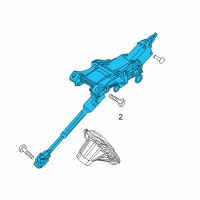 OEM 2018 Lincoln MKZ Steering Column Diagram - HG9Z-3C529-D